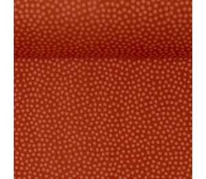 Baumwolle - Dotty terracotta
